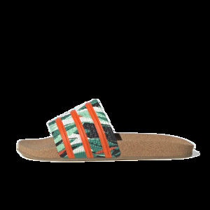 Adilette cork hot sale slides tropical