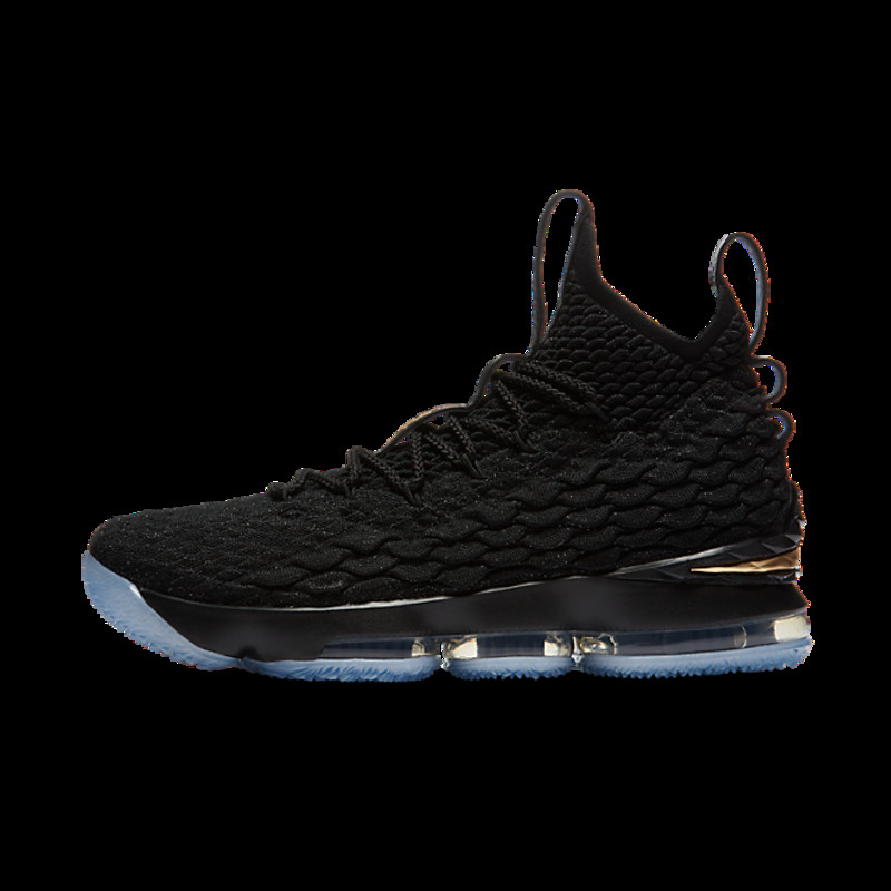 Lebrons 15 store black and gold