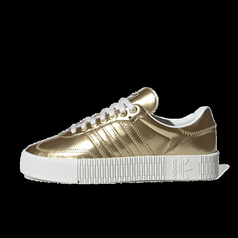 Adidas sambarose hot sale gold