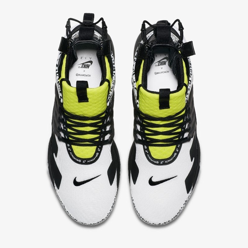 ACRONYM x Nike Air Presto Mid Dynamic Yellow | AH7832-100
