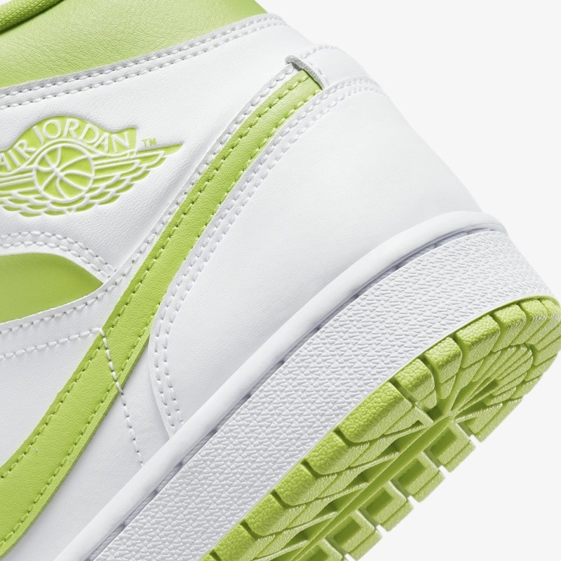 Air Jordan 1 Mid White Lime | BQ6472-131