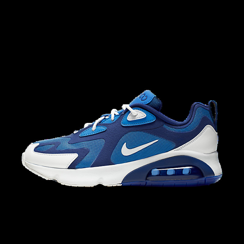 Air max 200 store blue and white