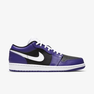 Air Jordan 1 Low Purple Black | 553558-501