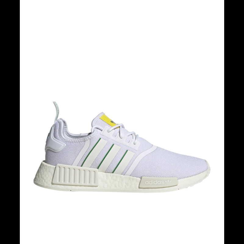 adidas Originals NMD R1 Weiss Blau Gelb, GX9885