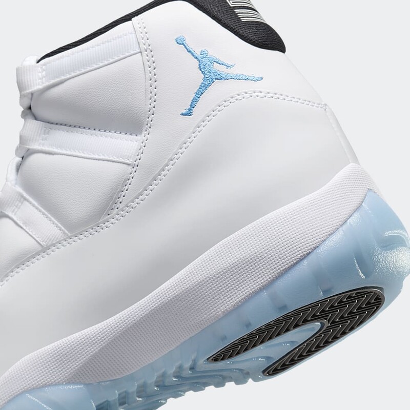 Blue and white jordan 11 high tops online