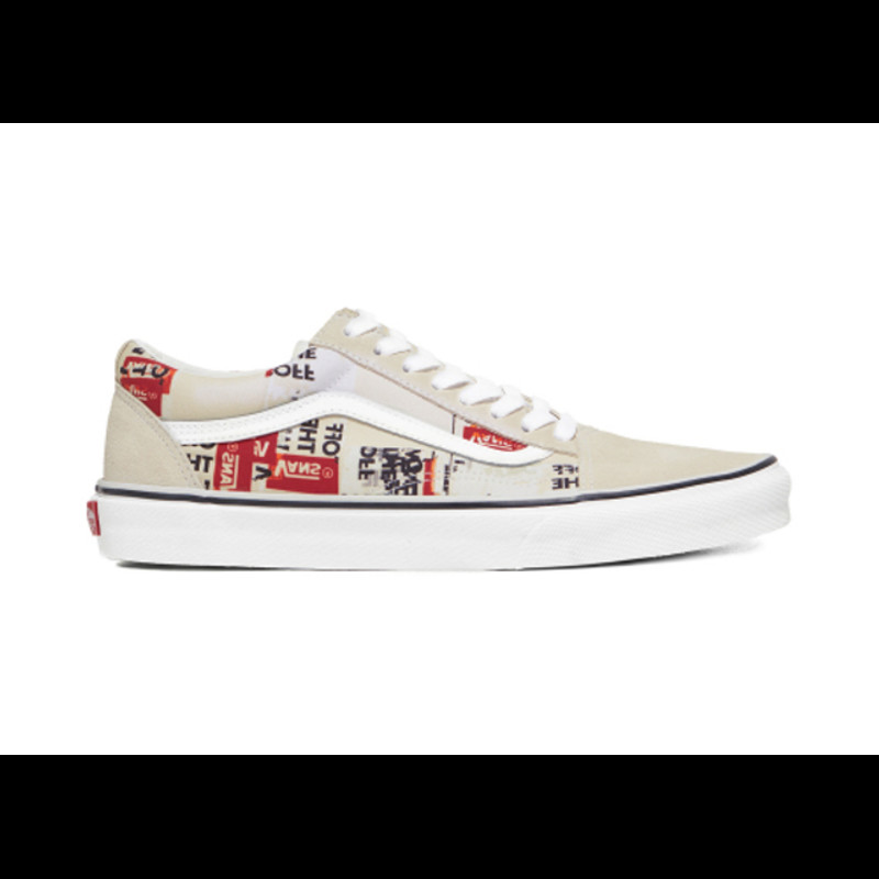 Vans off on sale the wall print