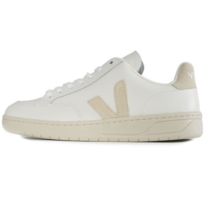 Veja Women's V-12 Leather - White/Sable | 202335A