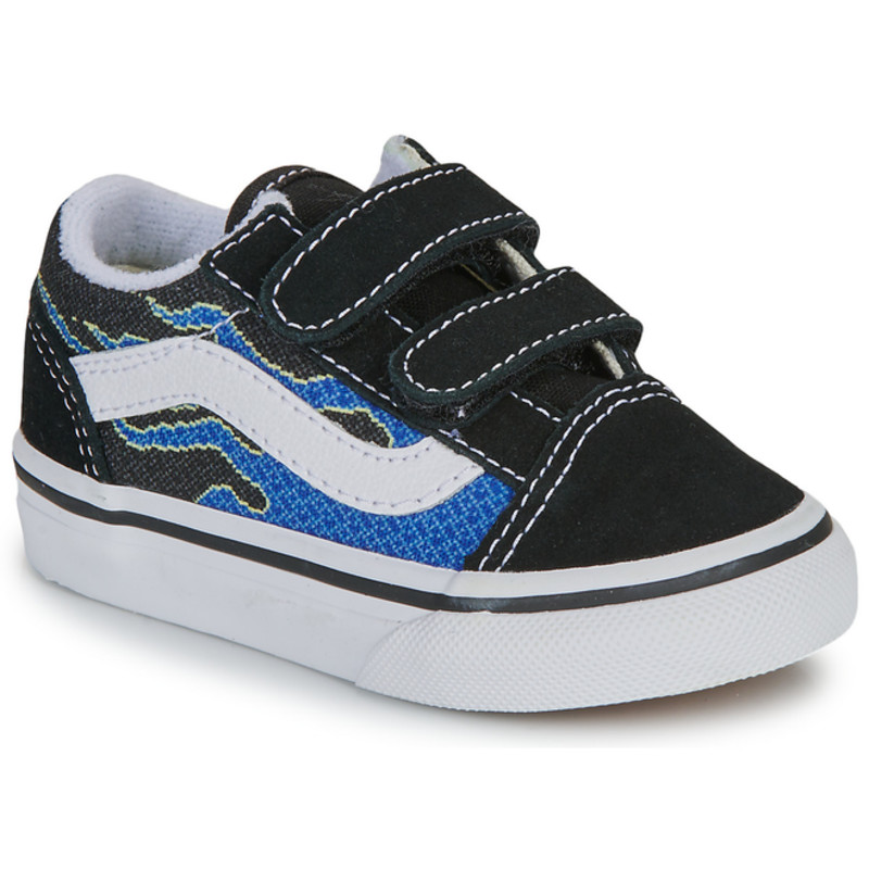 Vans old skool 2024 navy blue and black