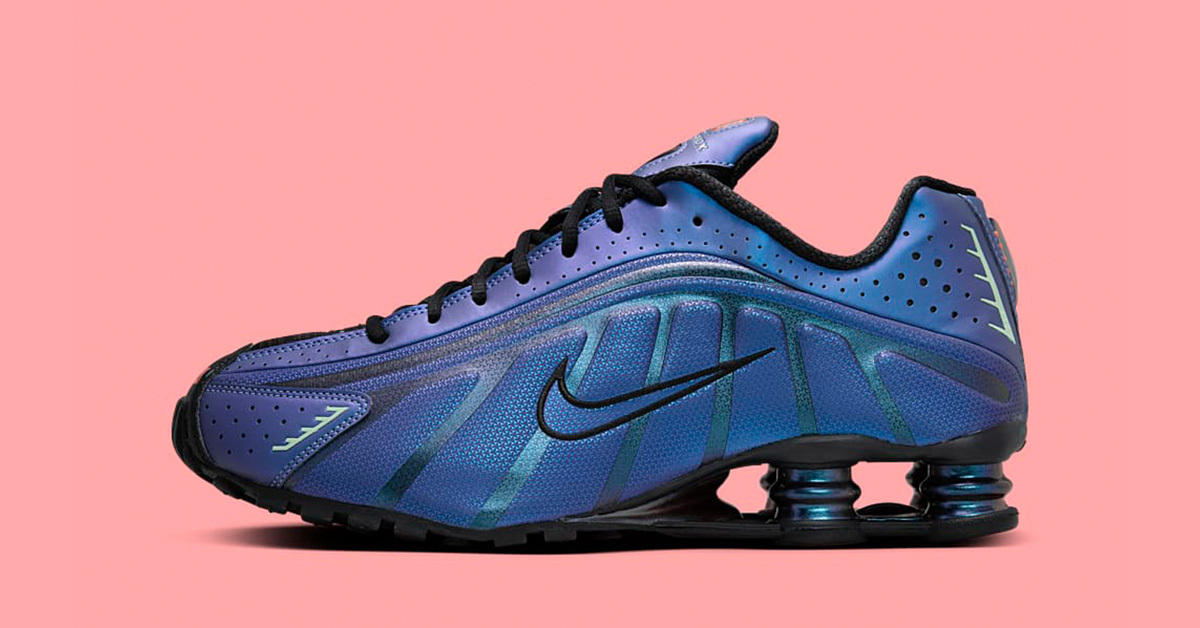 Nike Shox R4 "Iridescent": Ein futuristisches Comeback