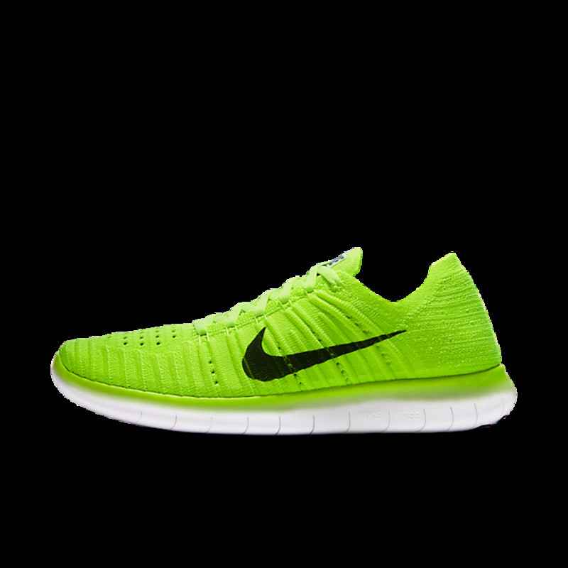 Nike free rn flyknit volt best sale