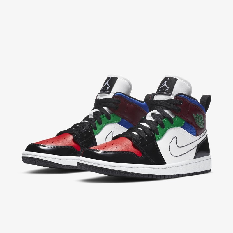 Air Jordan 1 Mid White Multicolor | DB5454-001