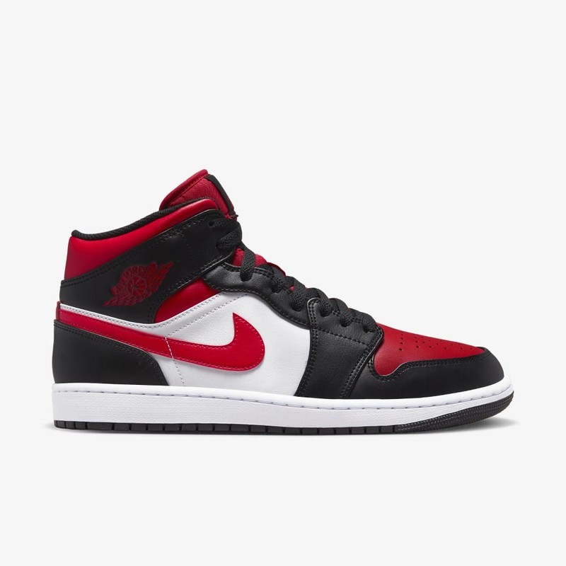 Air Jordan 1 Mid Bred Toe | 554724-079