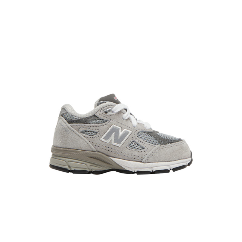 Kids New Balance 990 Series v3 Cozy Breathable Wear-resistant Sports Smoke Grey Grey Marathon Running | IC990GY3