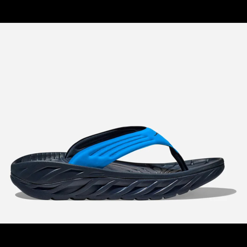 HOKA  Ora Recovery Flip 2 Sandal in Diva Blue/Outer Space, Size 6.5 | 1099675-DBOSP-07