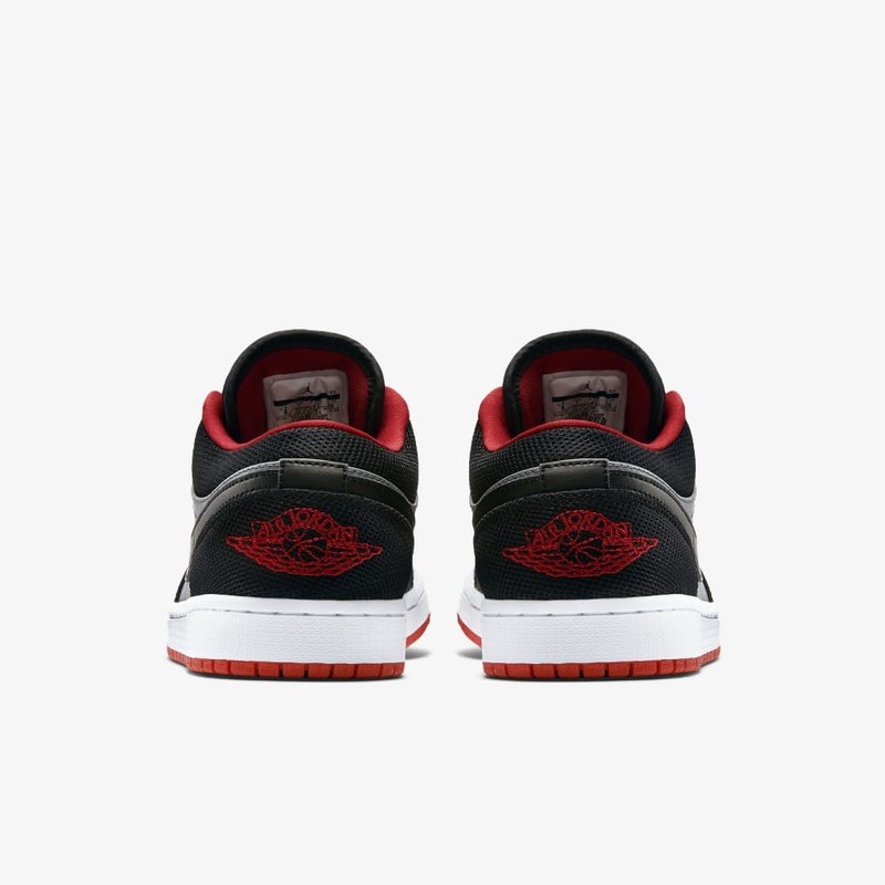 Air Jordan 1 Low Black/Red/Grey | 553558-020