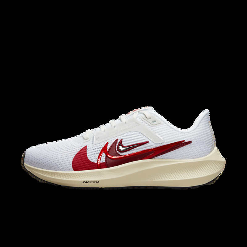 Nike Pegasus 40 Premum White Team Red (Women's) | FB7703-100