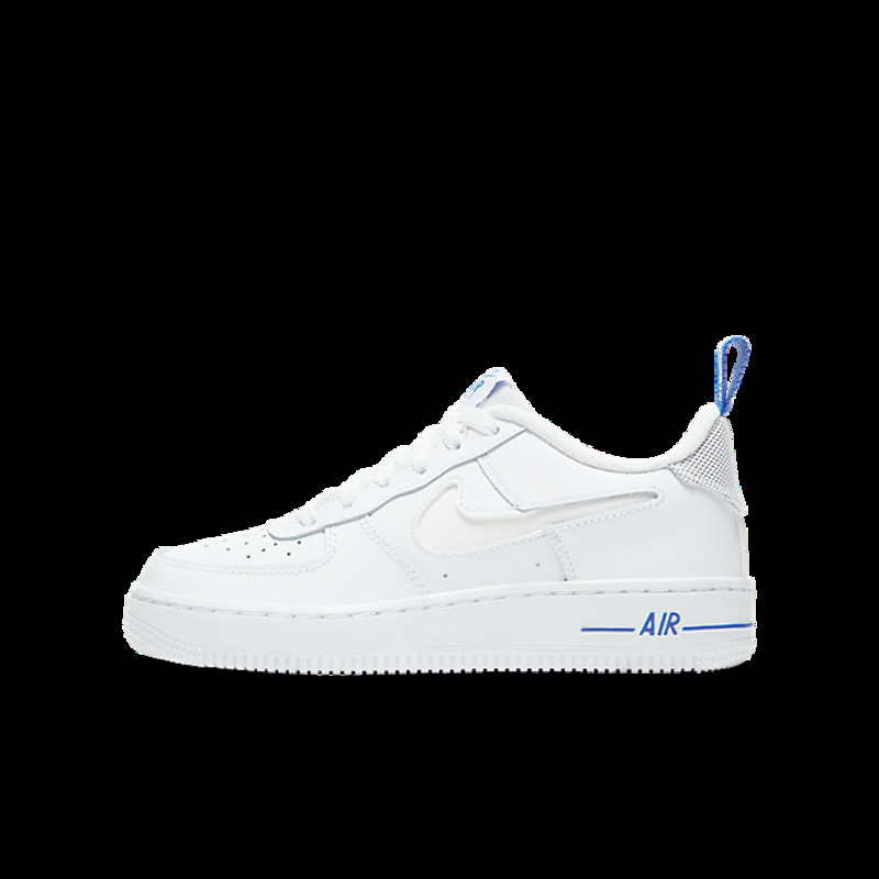(GS) Nike Air Force 1 '07 LV8 'White Racer Blue' DD3227-100
