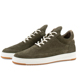 Filling Pieces Low Top Ripple Suede 'Green' | 2512279-1926