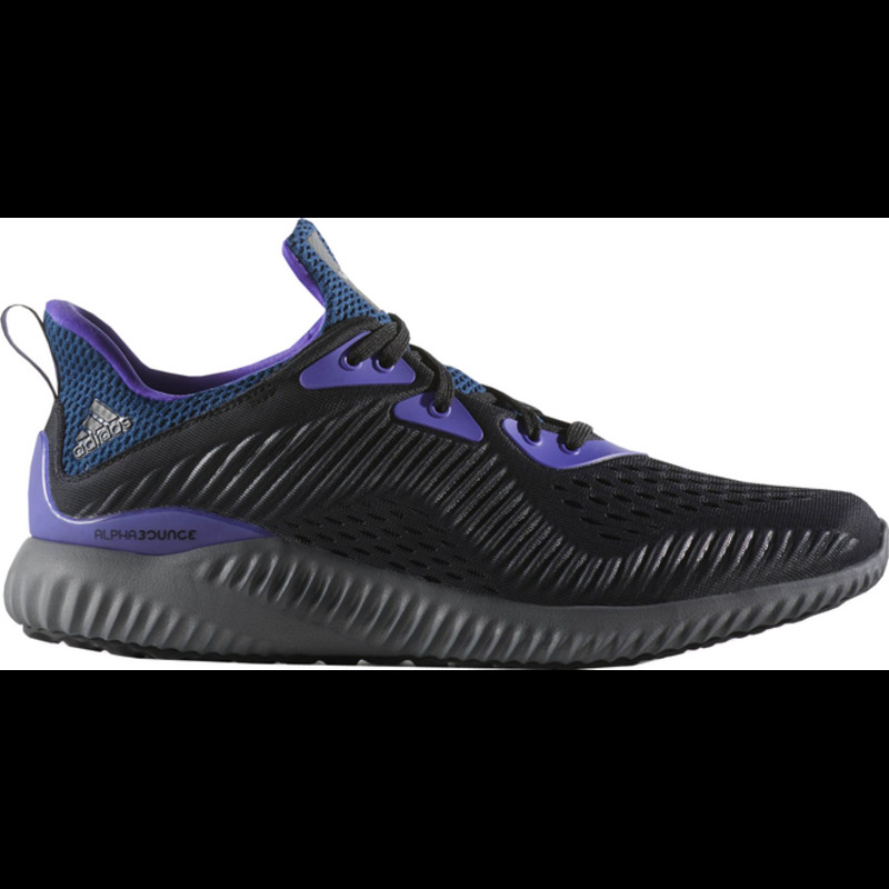 Adidas alphabounce best sale black and purple