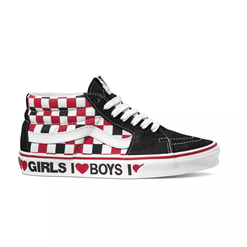 Vans mid clearance checkerboard