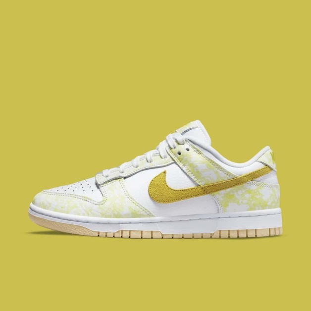 Nike hat einen saisonalen Nike Dunk Low „Yellow Strike“ kreiert