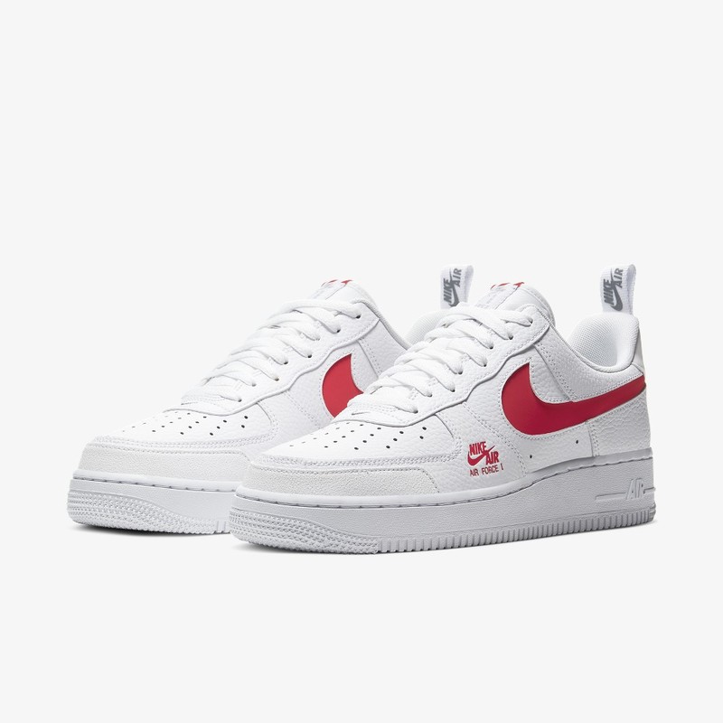 Nike Air Force 1 Utility Reflective White/Red | CW7579-101