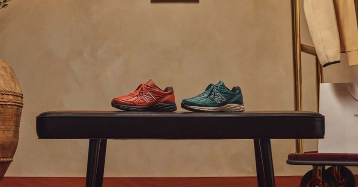 Two new New Balance 990v4 in the Made in USA Collection