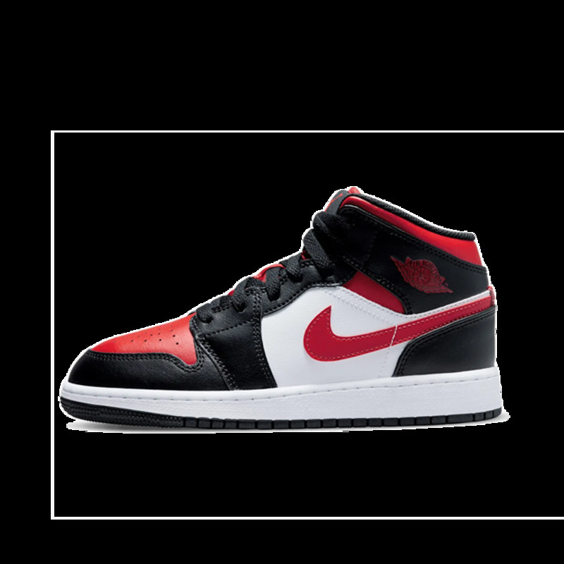 Air Jordan 1 Mid GS 'Bred Toe' | 554725-079