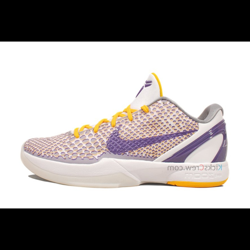 Nike Zoom Kobe VI 3D Lakers - Home | 429659-105