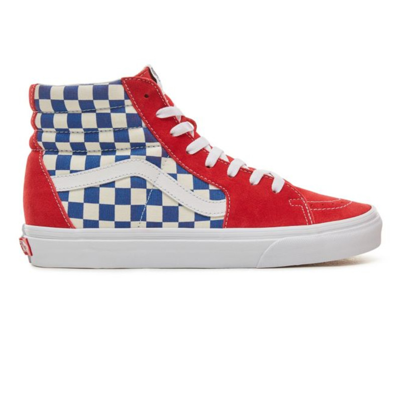 Vans Sk8 Hi BMX Checkerboard True Blue Red VN0A38GEU8H Grailify