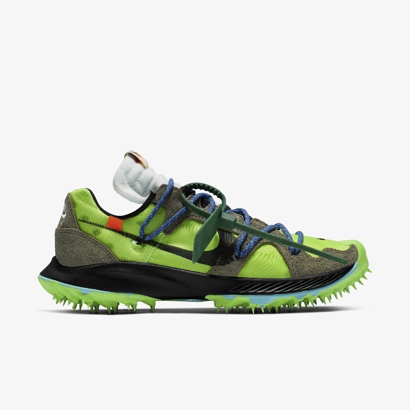 Off-White x Nike Zoom Terra Kiger 5 Electric Green | CD8179-300