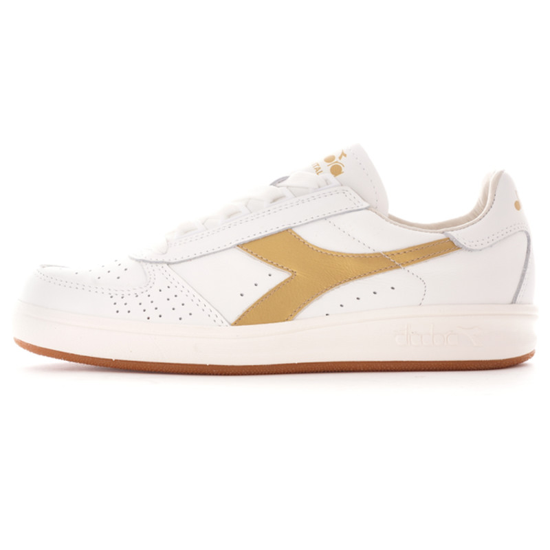 Diadora B Elite Diadora Gold Indoor Black Mens Shoes Retro Running | 176277-WGL