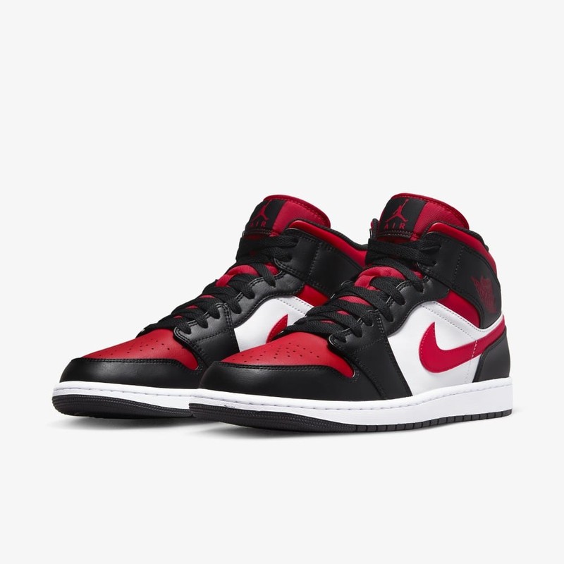 Air Jordan 1 Mid Bred Toe | 554724-079