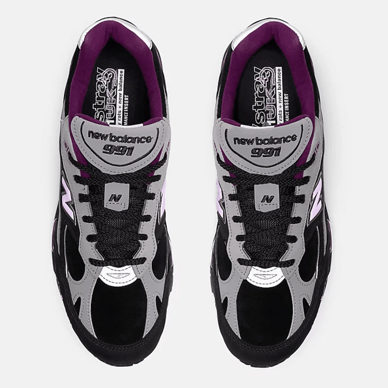 Stray Rats x New Balance 991 Black/Purple | W991SRP