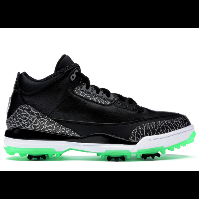 Jordan 3 clearance golf green glow