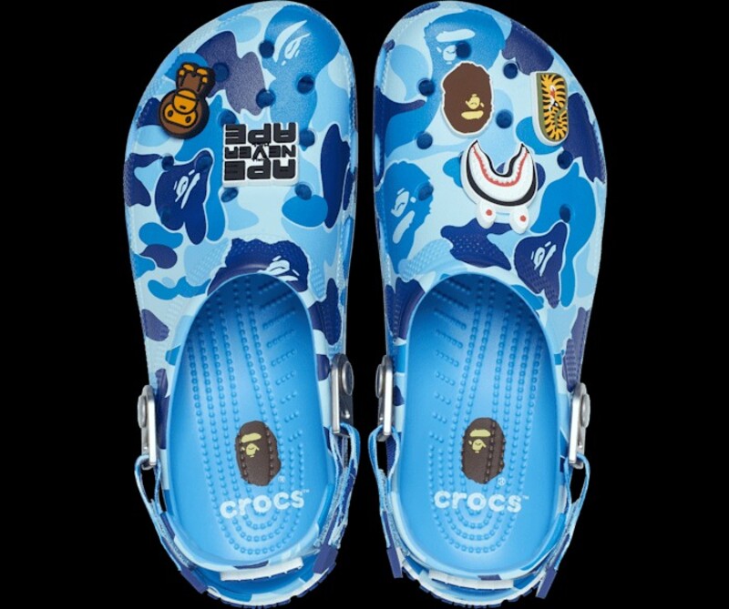 BAPE X Crocs Classic Clog "Blue Camo" | 209627-4TB