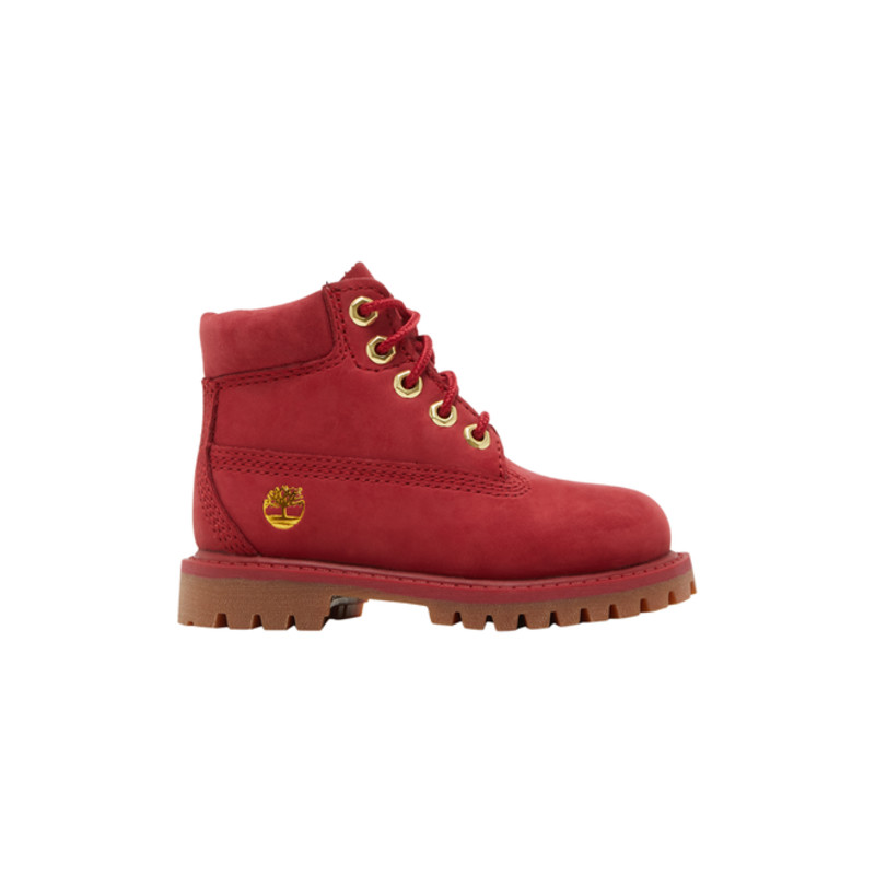 Red timberland deals boots for toddlers