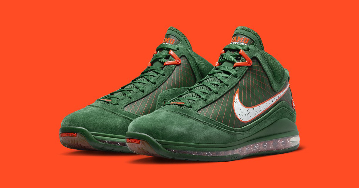 Eine alternative Version des Nike LeBron 7 „Florida A&M“