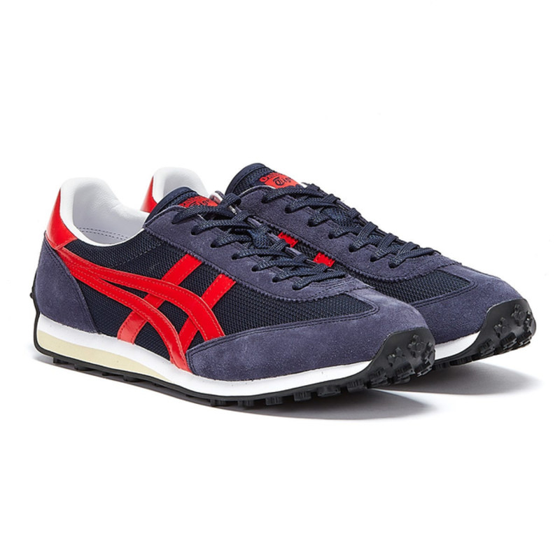 Onitsuka Tiger EDR 78 Mens Midnight / Classic Red Trainers | 1183B395-400