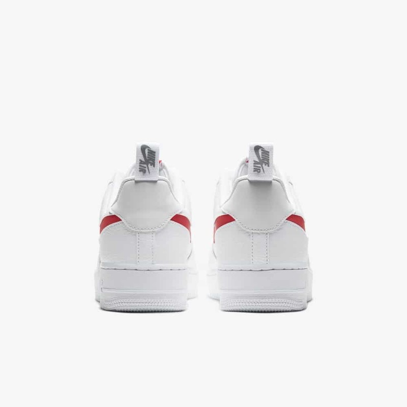 Nike Air Force 1 Utility Reflective White/Red | CW7579-101