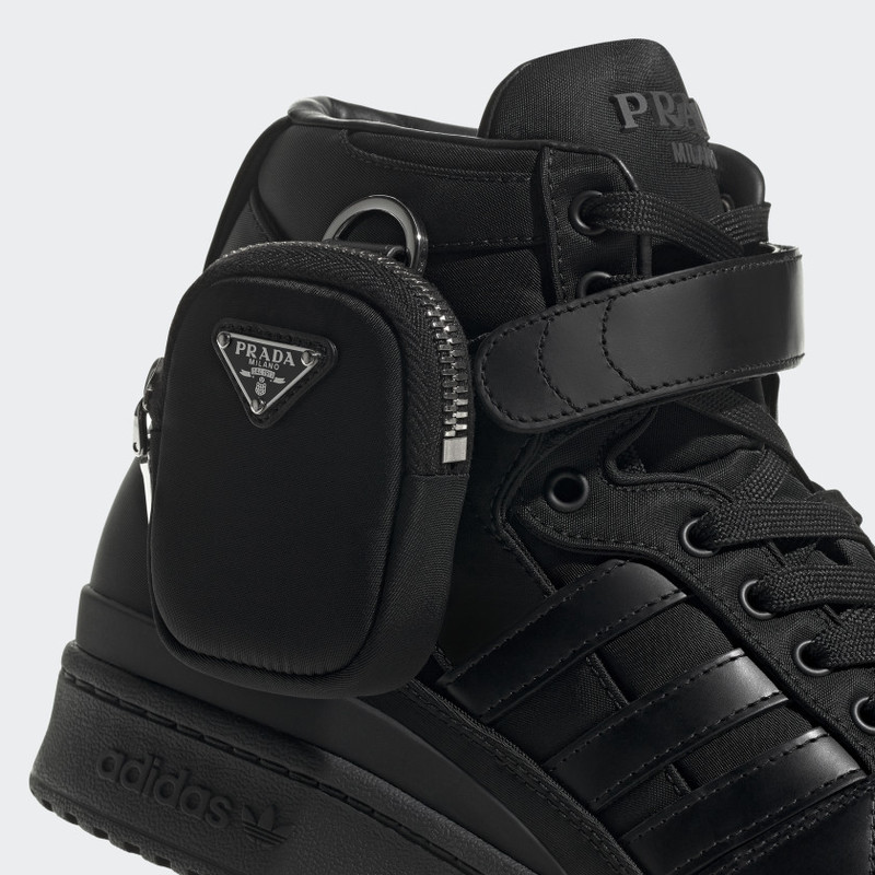 Prada Re-Nylon x adidas Forum High Black | GY7040