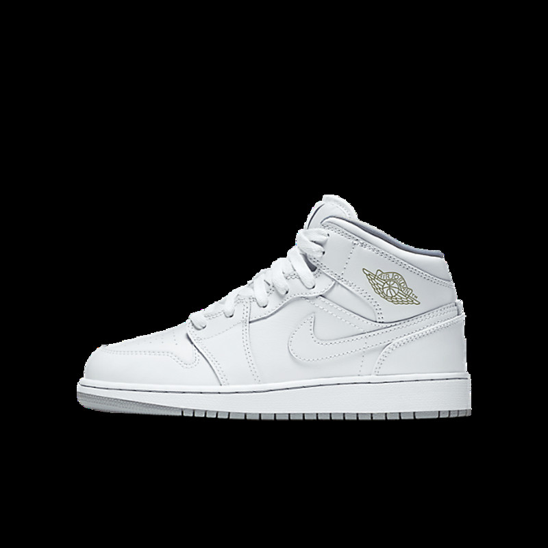 Jordan 1 Mid White (GS) | 554725-112