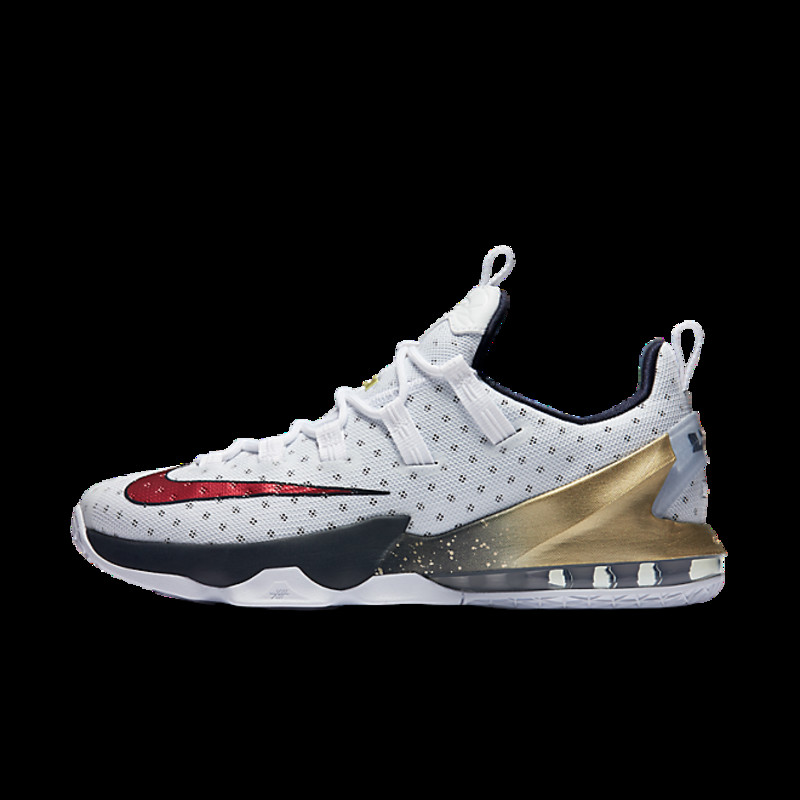 Lebron 13 sale low white