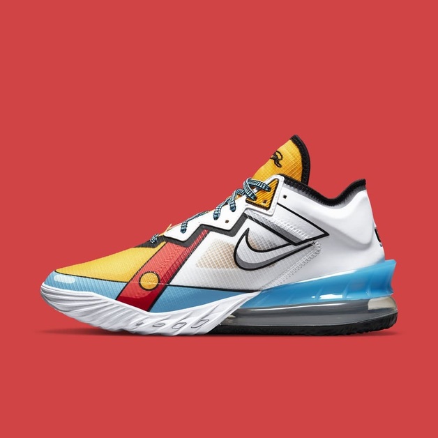 Wie Stewie Griffin auf dem Nike LeBron 18 Low performt