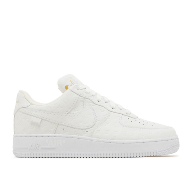 Buy Louis Vuitton x Air Force 1 Mid 'Triple White' - 1A9V WHITE