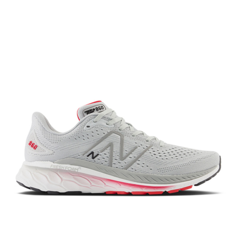 Черные женские кроссовки New Balance X 860v13 4E Wide 'Light Aluminum True Red' | M860S13-4E