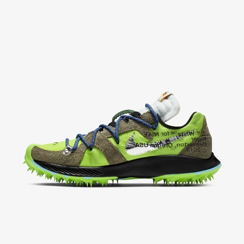 Off-White x Nike Zoom Terra Kiger 5 Electric Green | CD8179-300