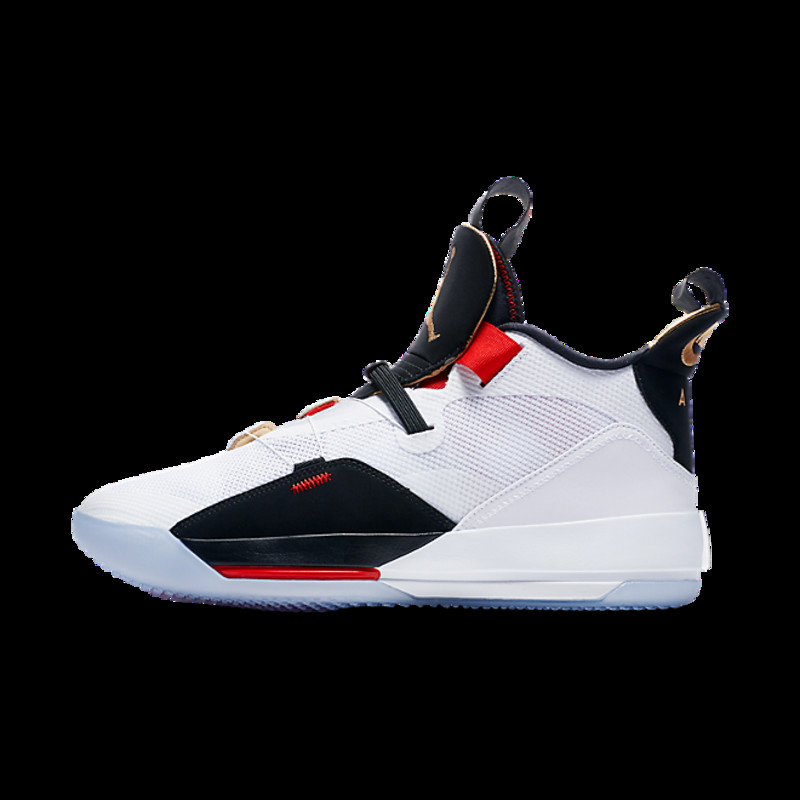 Air Jordan XXXIII PF Future Flight White Black Basketball