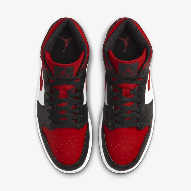 Air Jordan 1 Mid Bred Toe | 554724-079