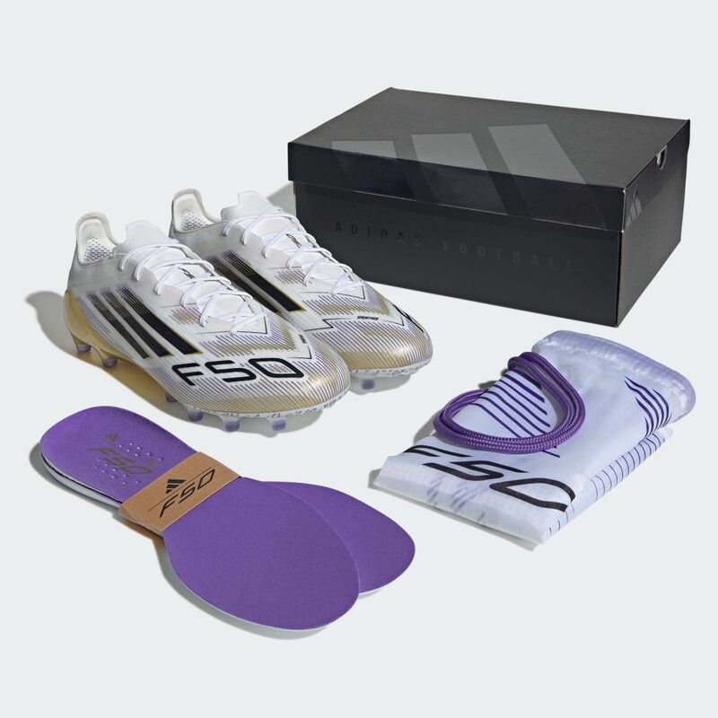 adidas F50 Elite AG "White/Gold" | JR2119